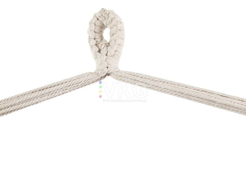 BIAŁY ECRU BOHO HAMAK BRAZYLIJSKI FOTEL NATURALNY